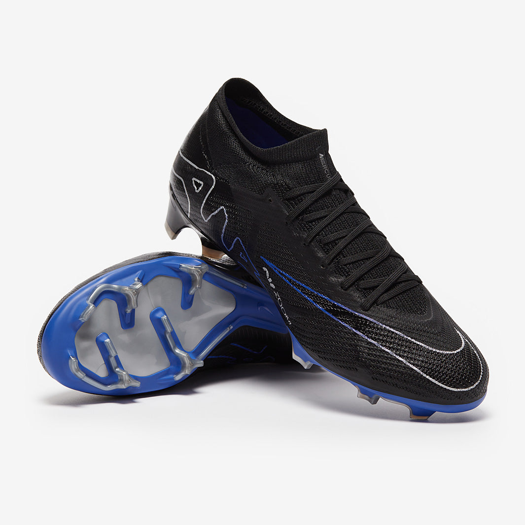 Nike Air Zoom Mercurial Vapor XV Pro FG - Black/Chrome/Hyper Royal