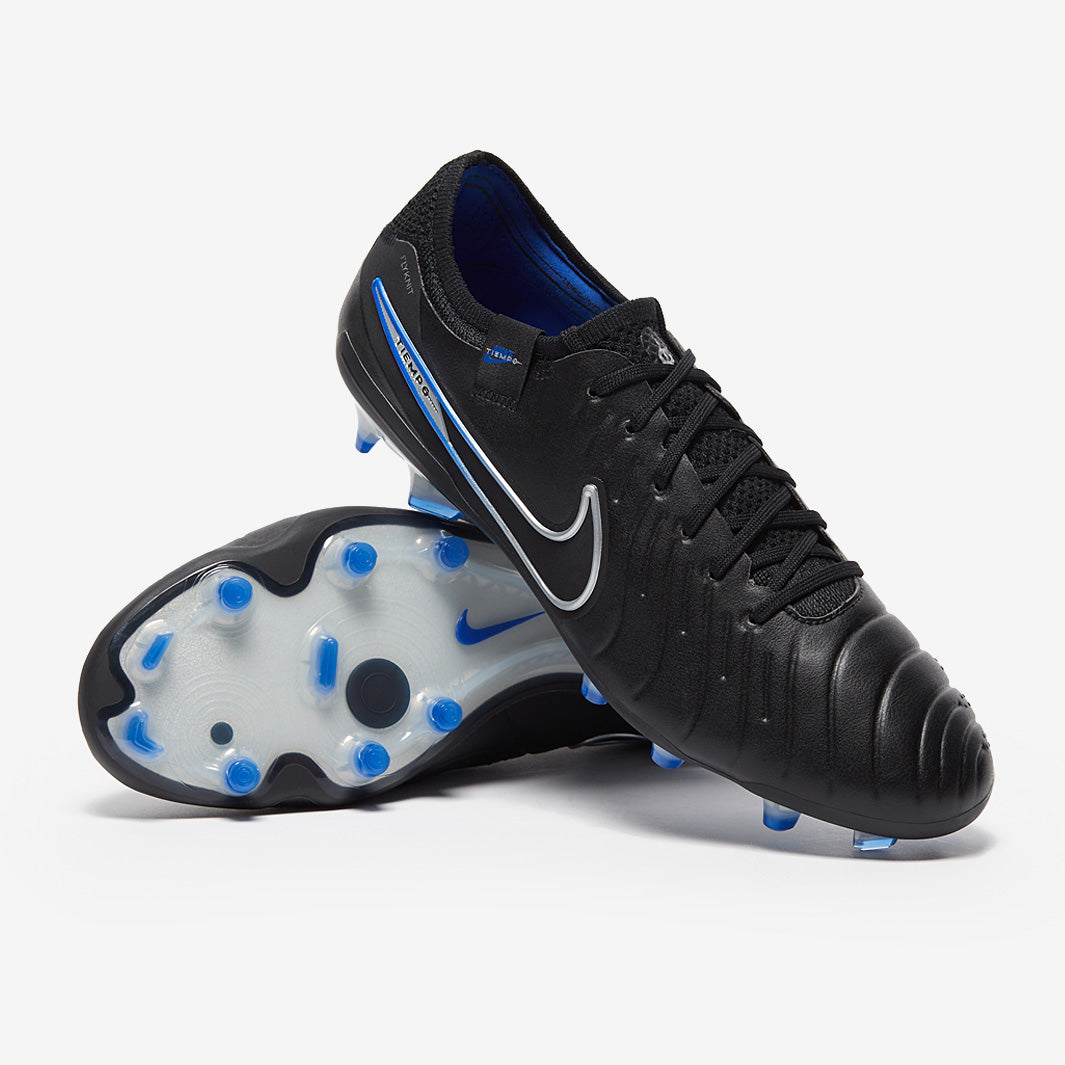 Nike Tiempo Legend X Elite FG - Black/Chrome/Hyper Royal - Mens Cleats Nike Tiempo Legend X Elite FG - Black/Chrome/Hyper Royal - Mens Cleats
