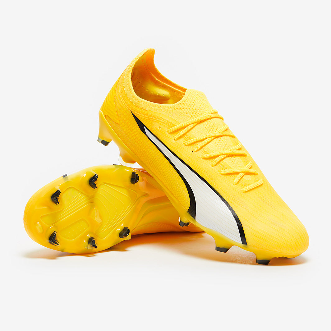 Puma Ultra Ultimate FG/AG - Yellow Blaze/Puma White/Puma Black