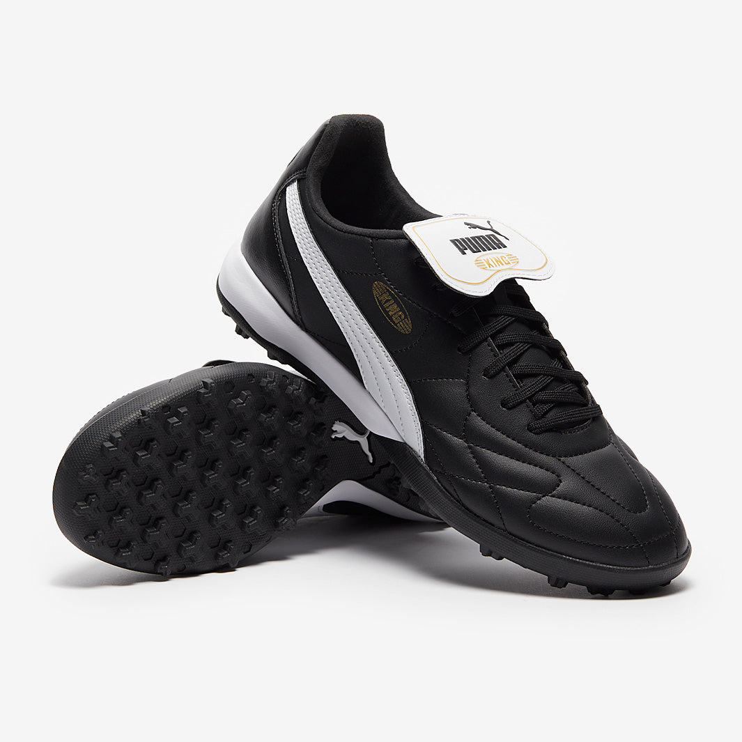 Puma King Top TT - Puma Black/Puma White/Puma Gold - Mens Cleats Puma King Top TT - Puma Black/Puma White/Puma Gold - Mens Cleats