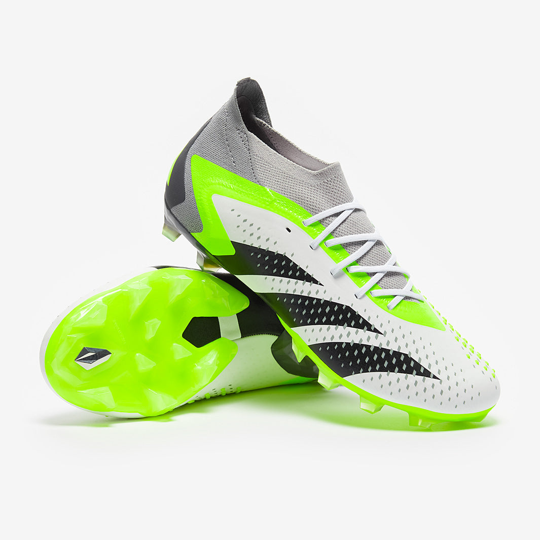 adidas Predator Accuracy.1 MG - White/Core Black/Lucid Lemon