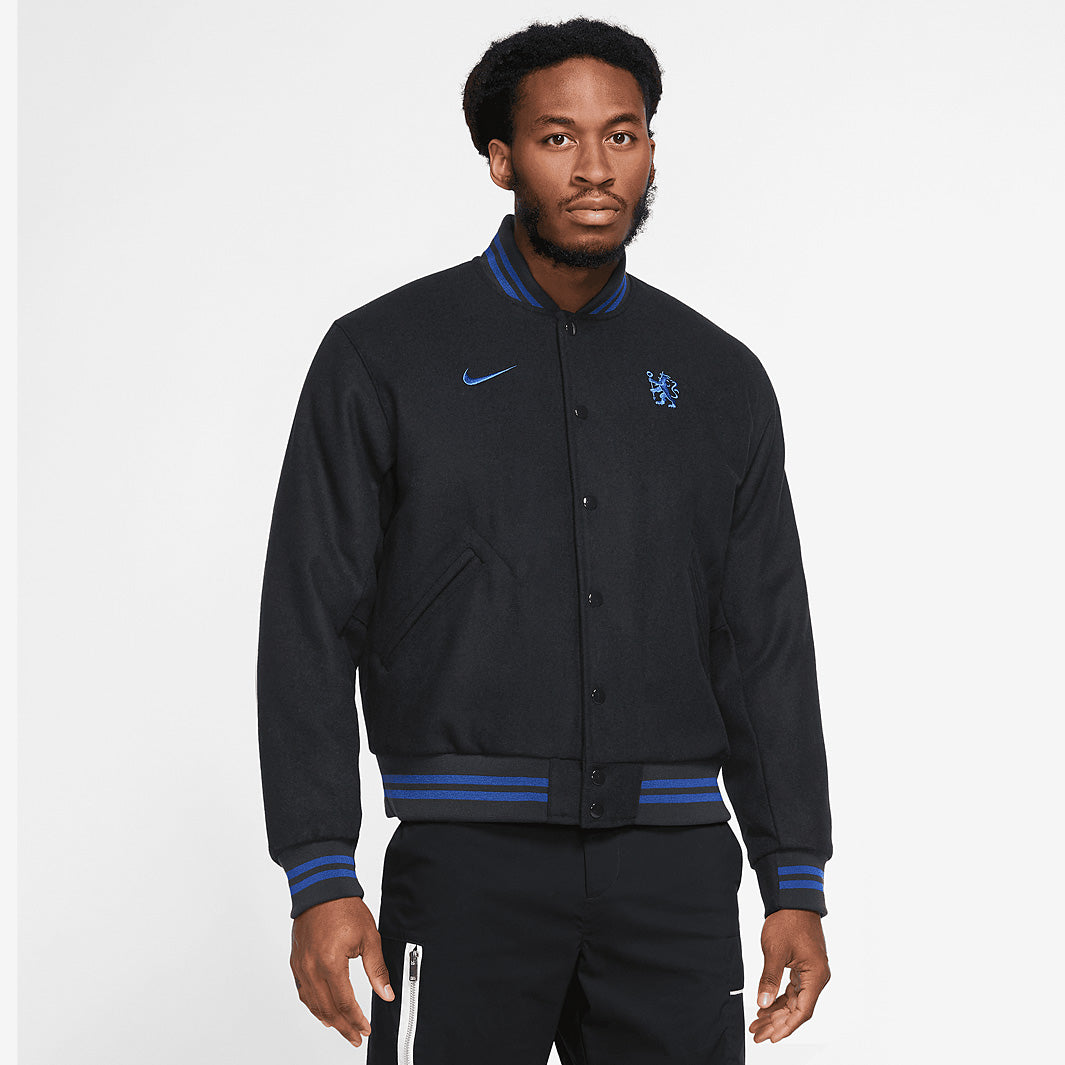 Nike Chelsea 23/24 Varsity Jacket - Pitch Blue/Rush Blue/Rush Blue