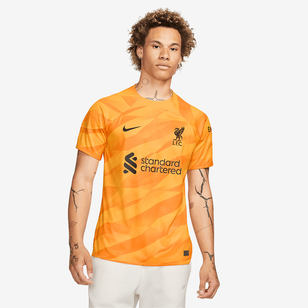 Nike Liverpool 23/24 Dri-Fit Stadium GK SS Shirt - Taxi/Vivid