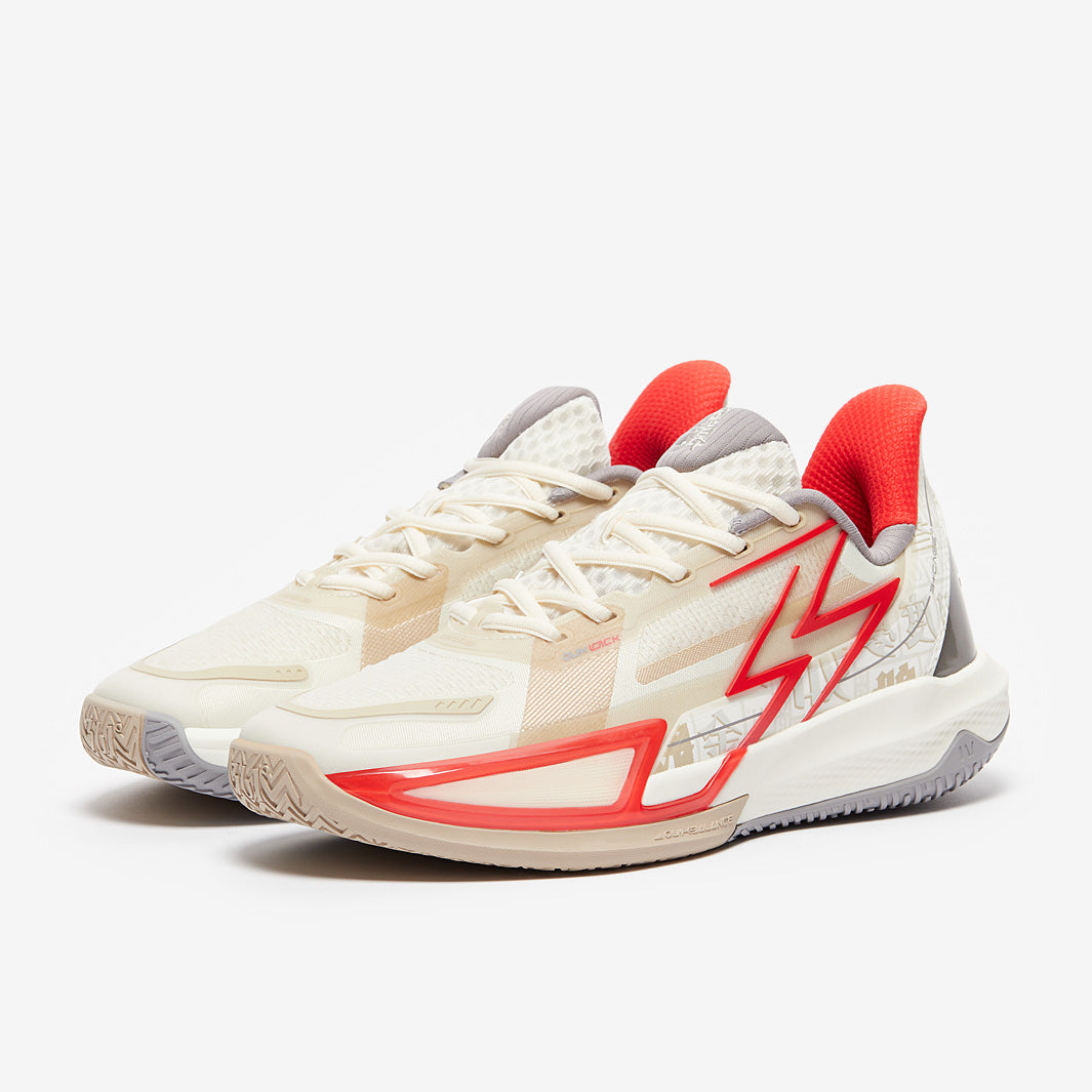 361 Degrees Big 3 4.0 Quik - White/Red - Mens Shoes