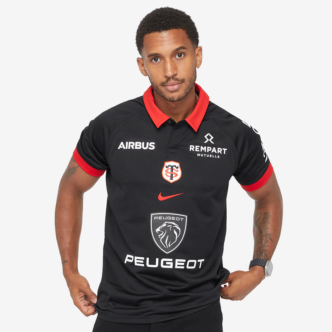 Nike Stade Toulousain 23/24 Replica Home Shirt - Black - Mens Replica