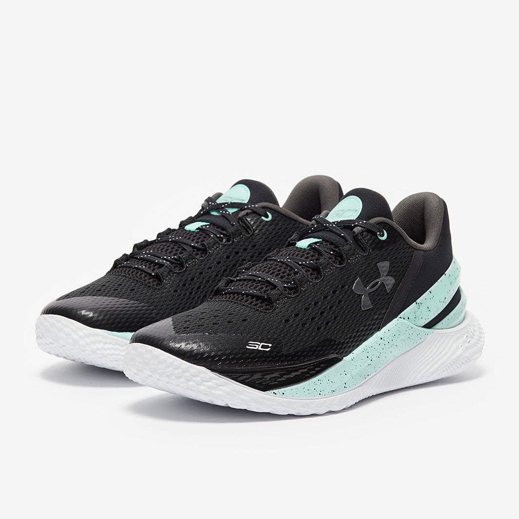 Under Armour Curry 2 Low FloTro - Black/Neo Turquoise/Jet Grey