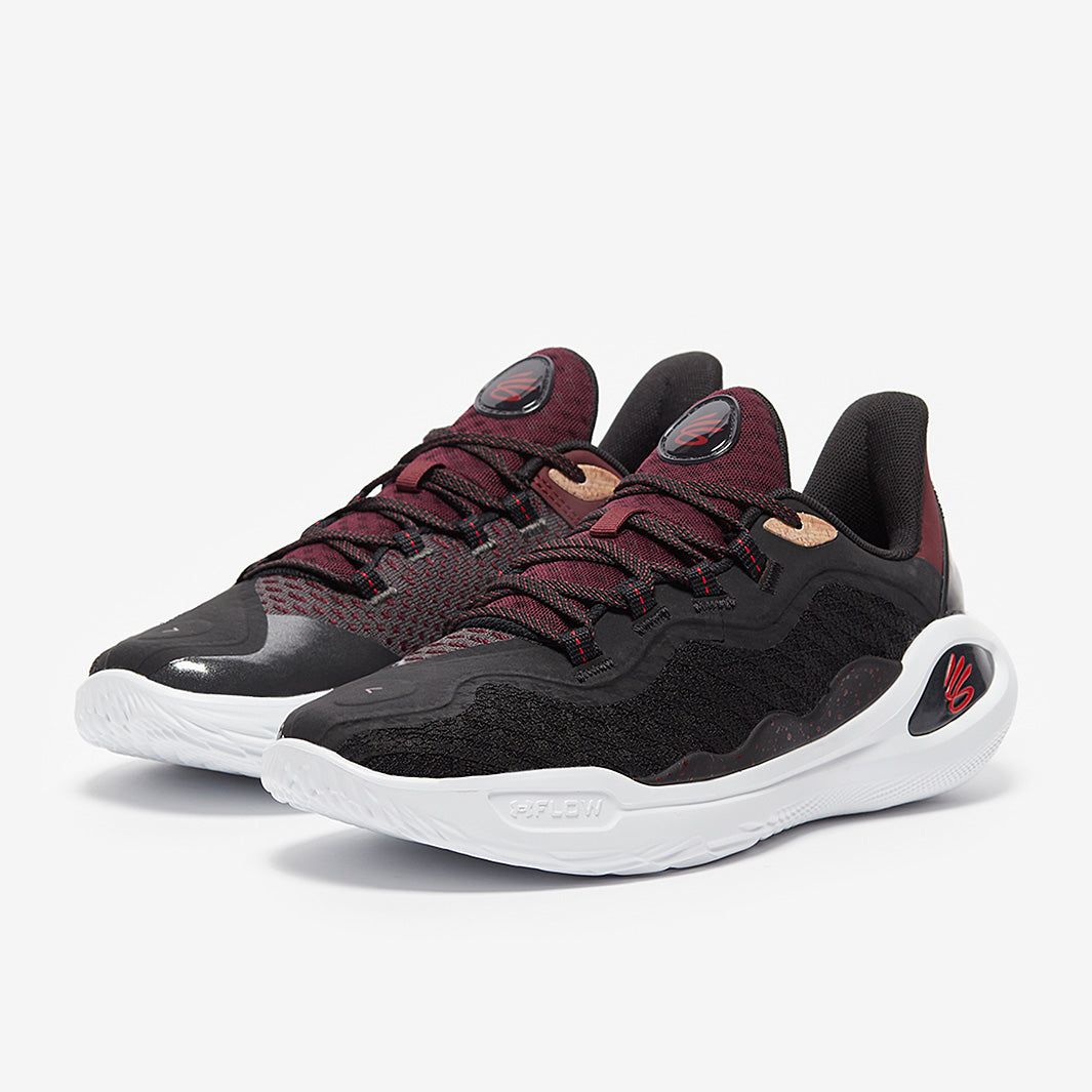 Under Armour Curry 11 - Black/Jet Grey/Red - Mens Shoes