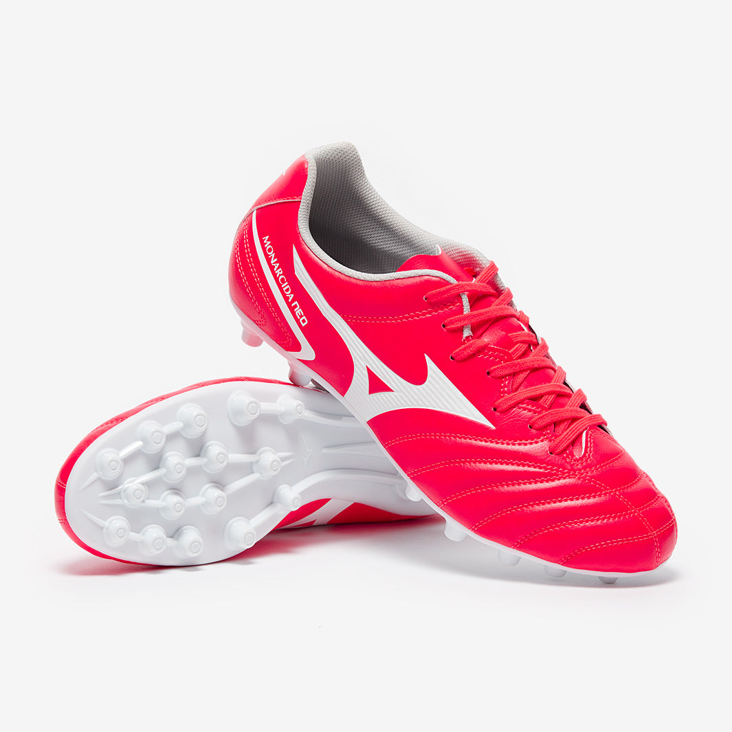Mizuno Monarcida Neo II Select AG - Fiery Coral/White - Mens Boots