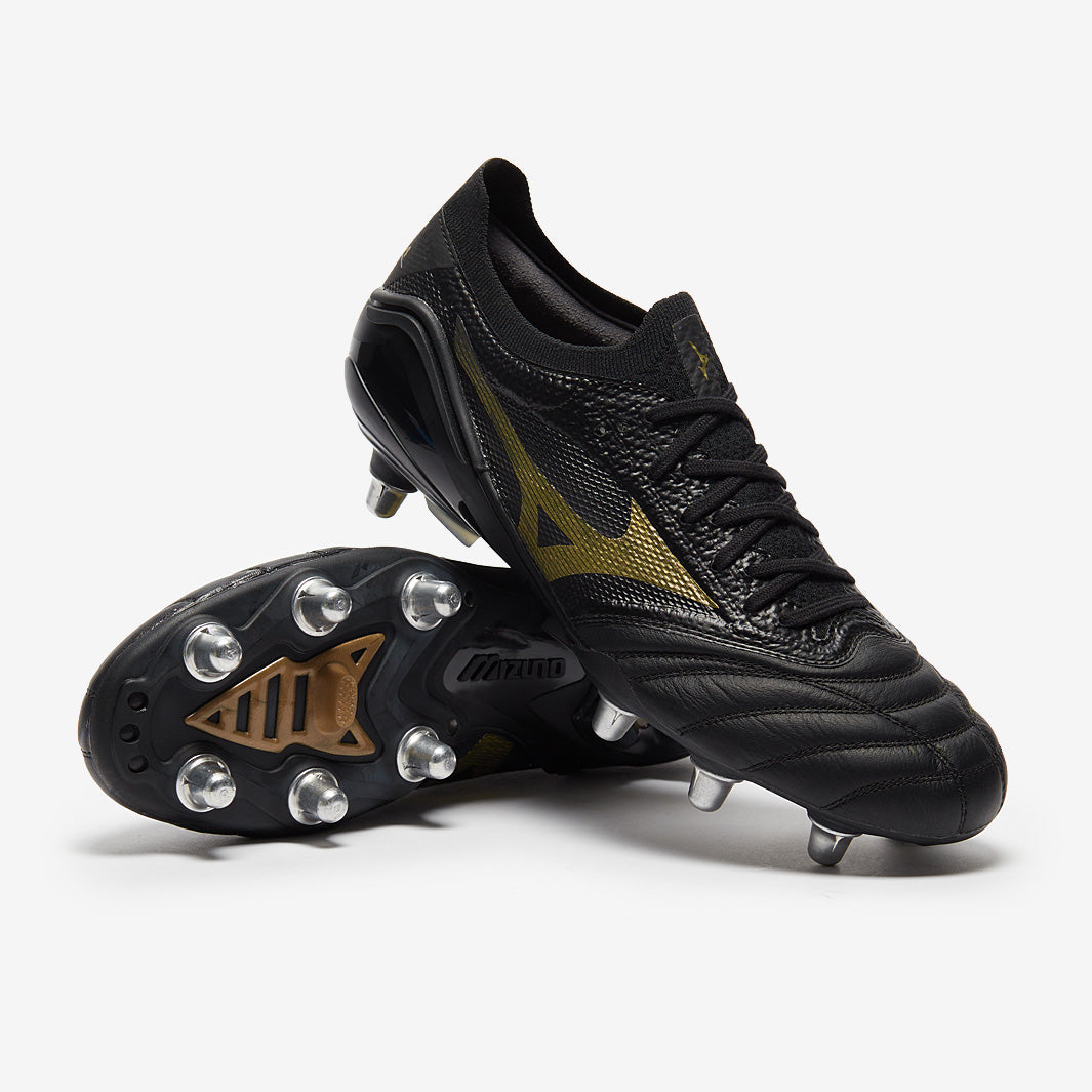 Mizuno Morelia Neo4 β エリートブラック/ゴールド29cm Mizuno Morelia Neo IV Beta Elite Si - Black/Gold/Black - Mens Boots