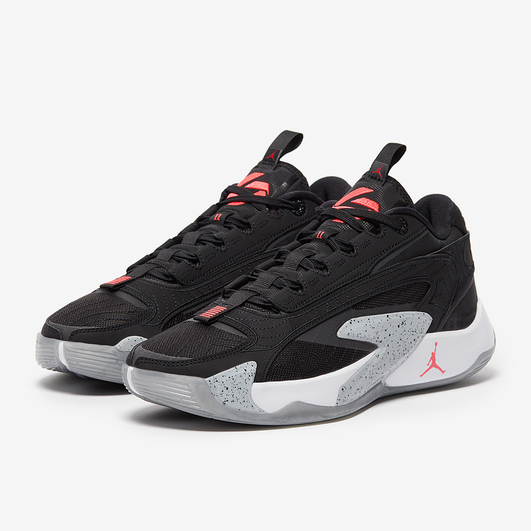 Jordan Luka 2 - Black/Bright Crimson/Wolf Grey/White - Mens Shoes