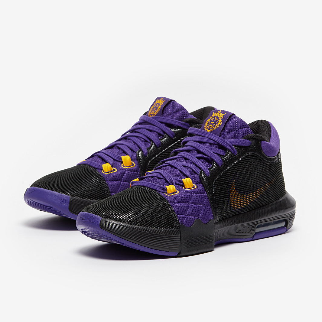 Nike LeBron Witness 8 - Black/University Gold/Field Purple - Mens