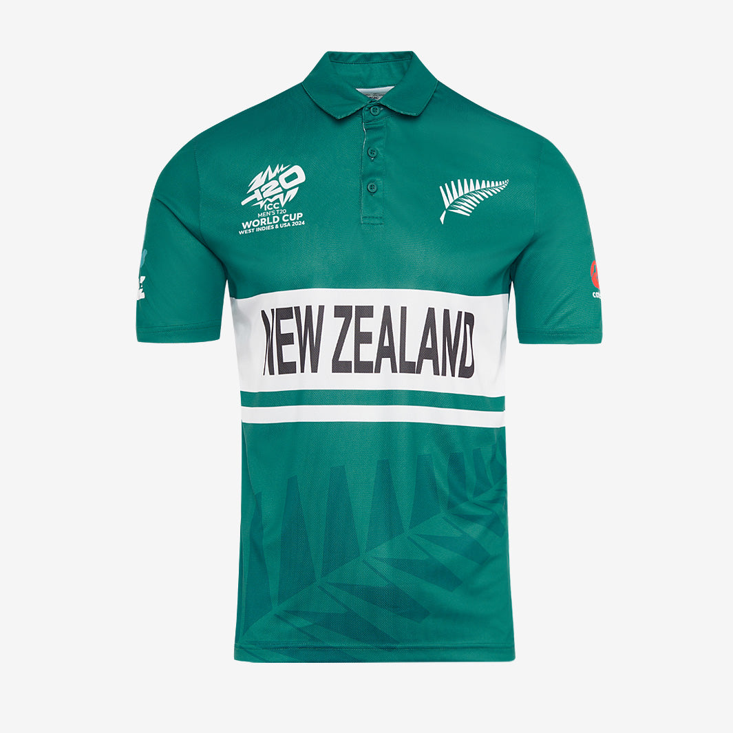 Canterbury Of New Zealand  ユニフォーム Canterbury NZ Blackcaps T20 WC Shirt - Teal - Cricket Replica