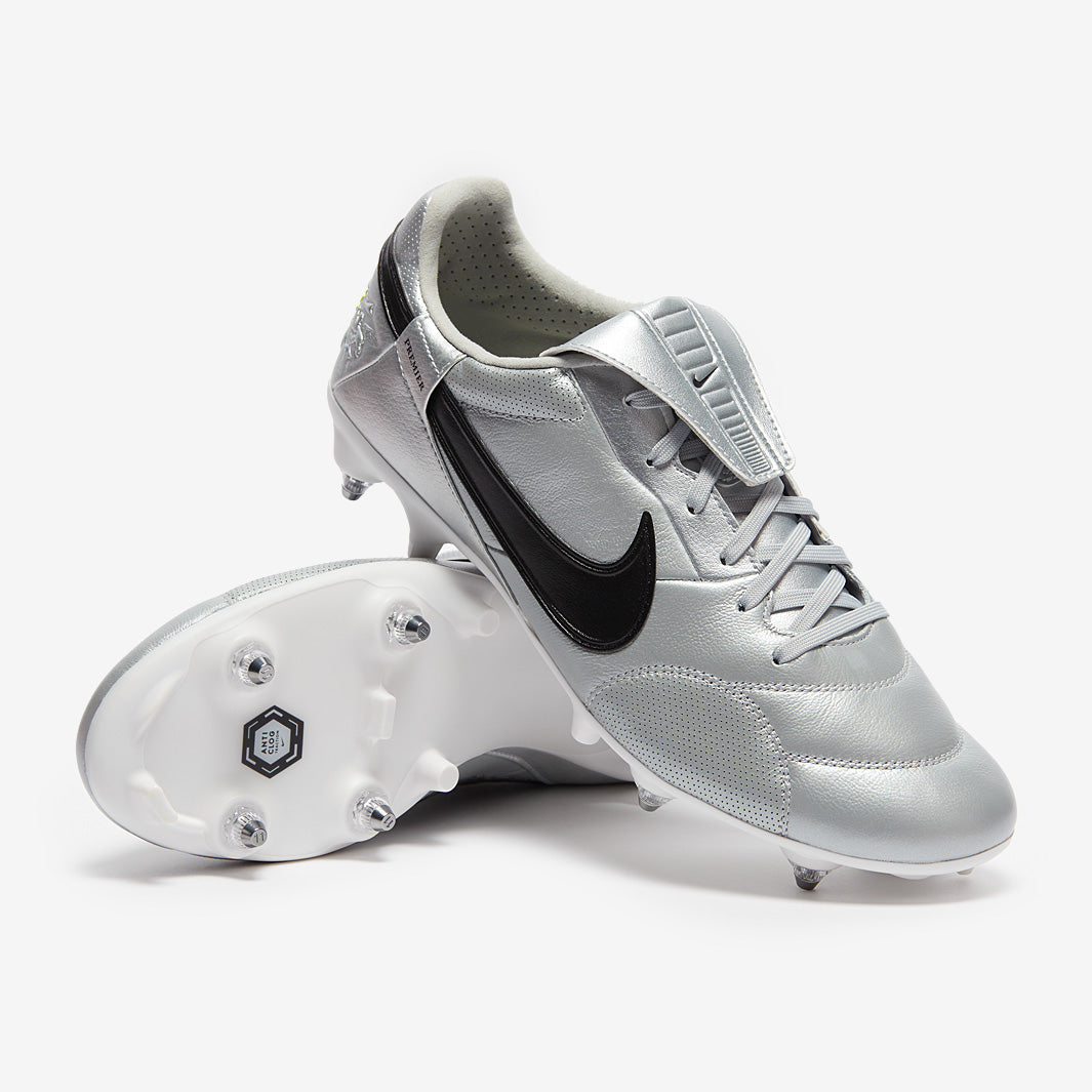 Nike The Premier III Soft Ground-Pro Anti Clog - Metallic Silver