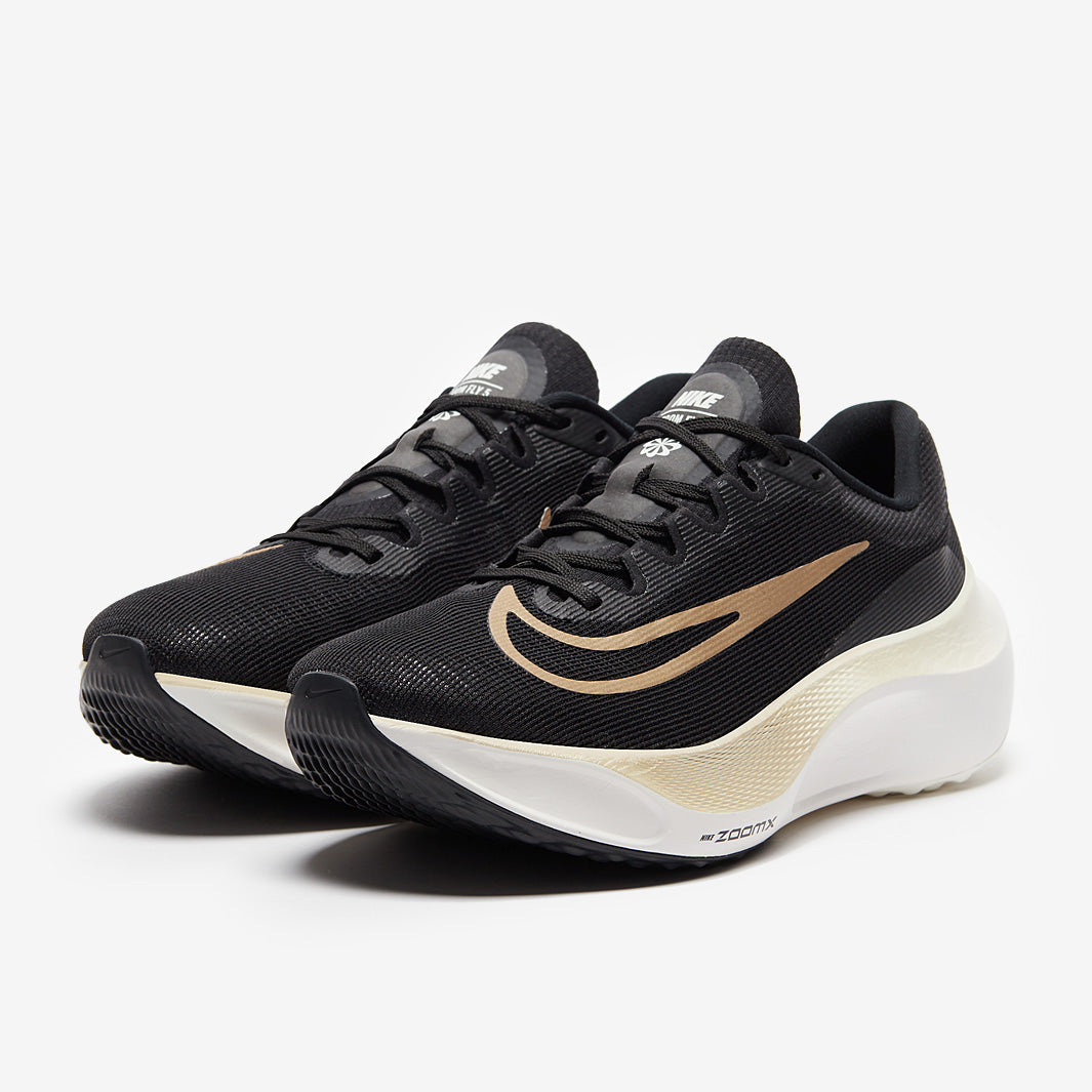 スパイク・シューズ Nike Zoom Fly 5 Nike Zoom Fly 5 - Black/Mtlc Gold Grain-Sail - Mens Shoes