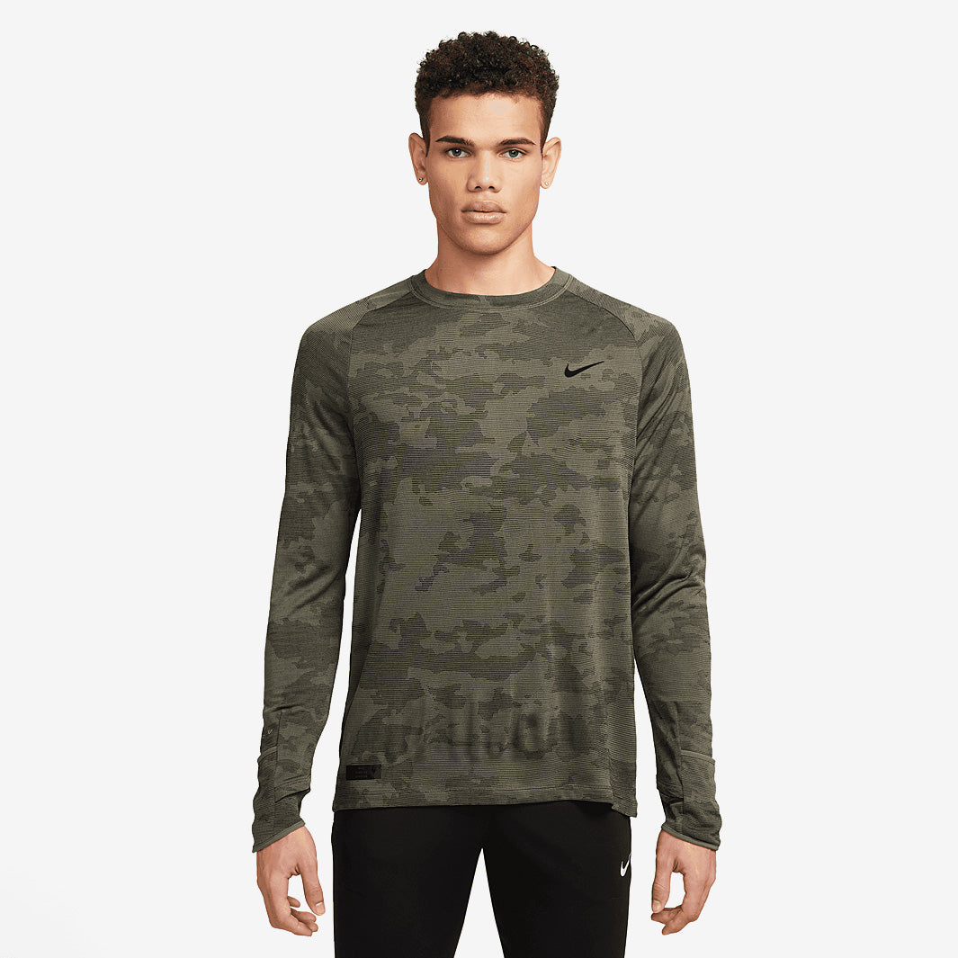 Nike Therma-FIT ADV Run Division Top - Medium Olive
