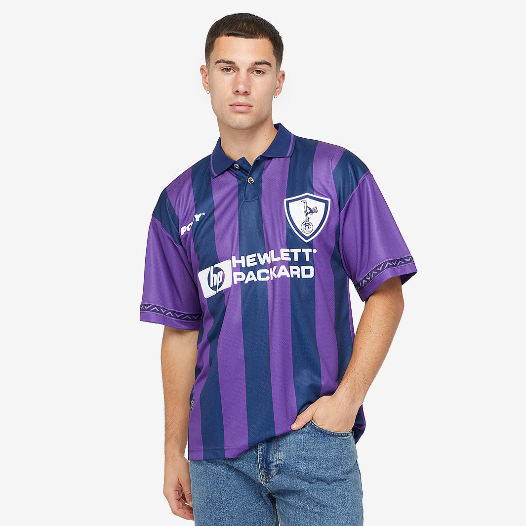 PONY Tottenham Hotspur 1995-97 Third Shirt - Purple/Navy - Mens