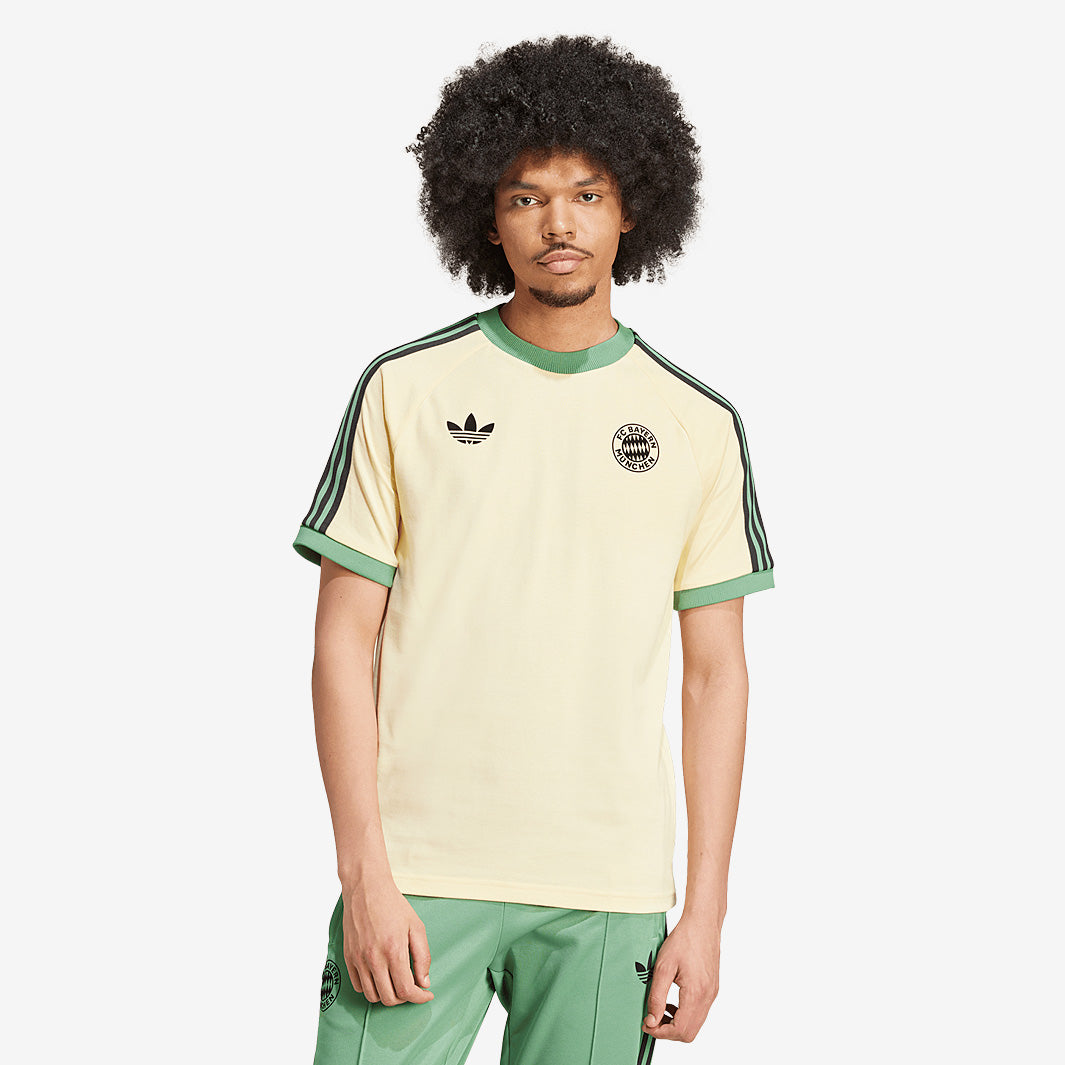 adidas originals Bayern Munich 3S T-Shirt - Easy Yellow - Mens