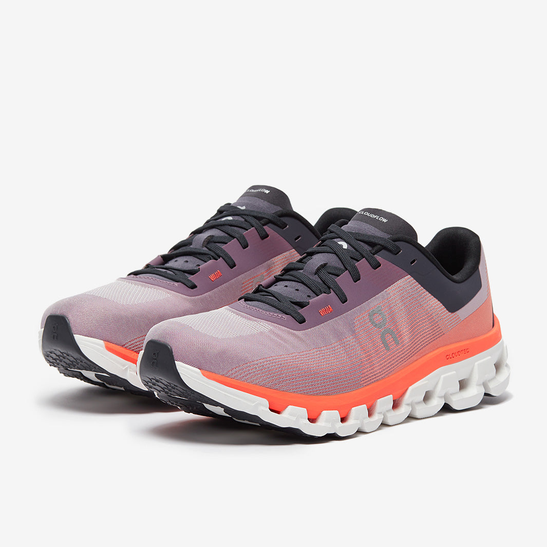 On Cloudflow 4 - Quartz/Flame - Mens Shoes display picture 1