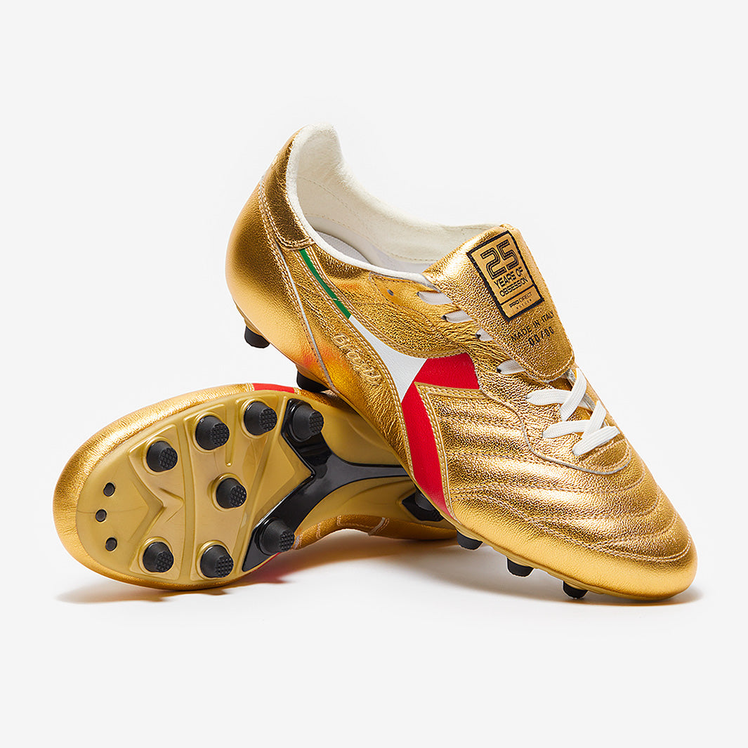 DIADORA BRASIL ITALY OG ディアドラ ブラジル Diadora Brasil Italy OG 25th LT+ MDPU - Gold - Adult Boots
