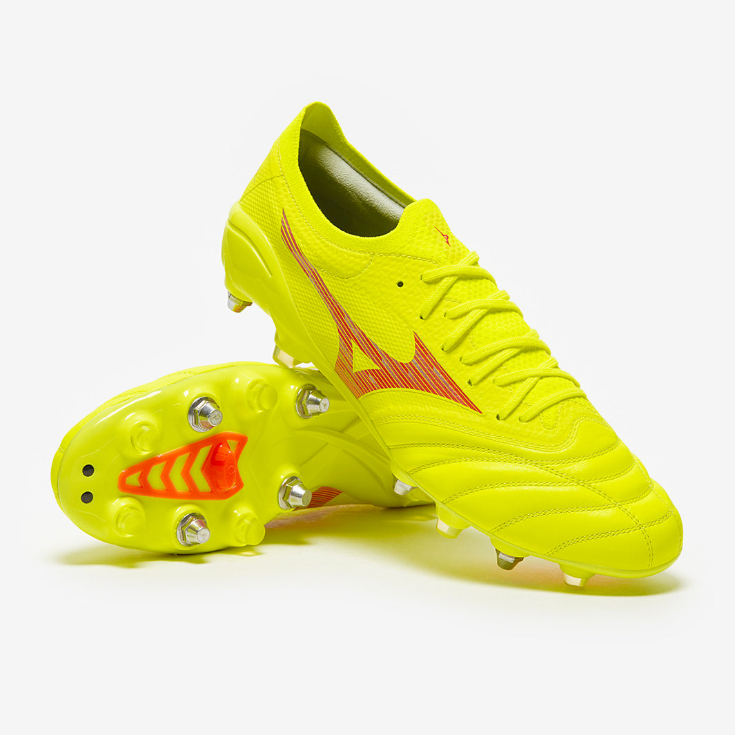 Mizuno Morelia Neo IV Beta Elite Mix Soft Ground - Safety Yellow