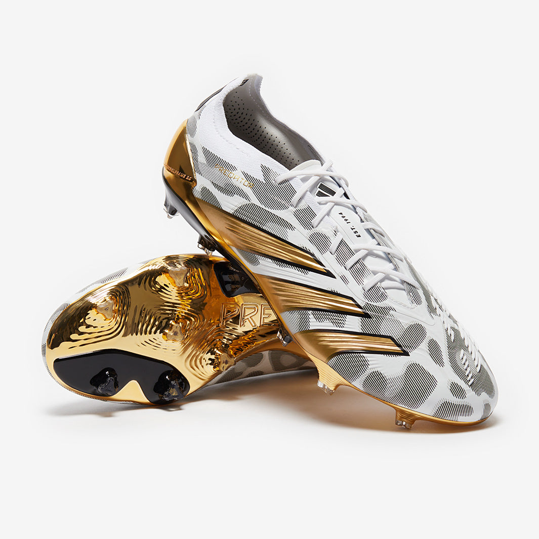 adidas Predator Elite Laced Firm Ground Player Pack - White/Core