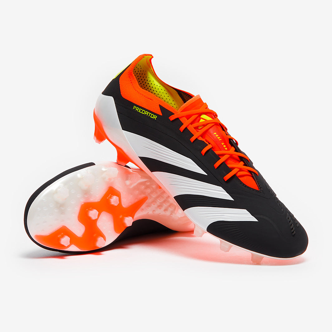 adidas Predator Elite Laced Artificial Grass - Core Black/White