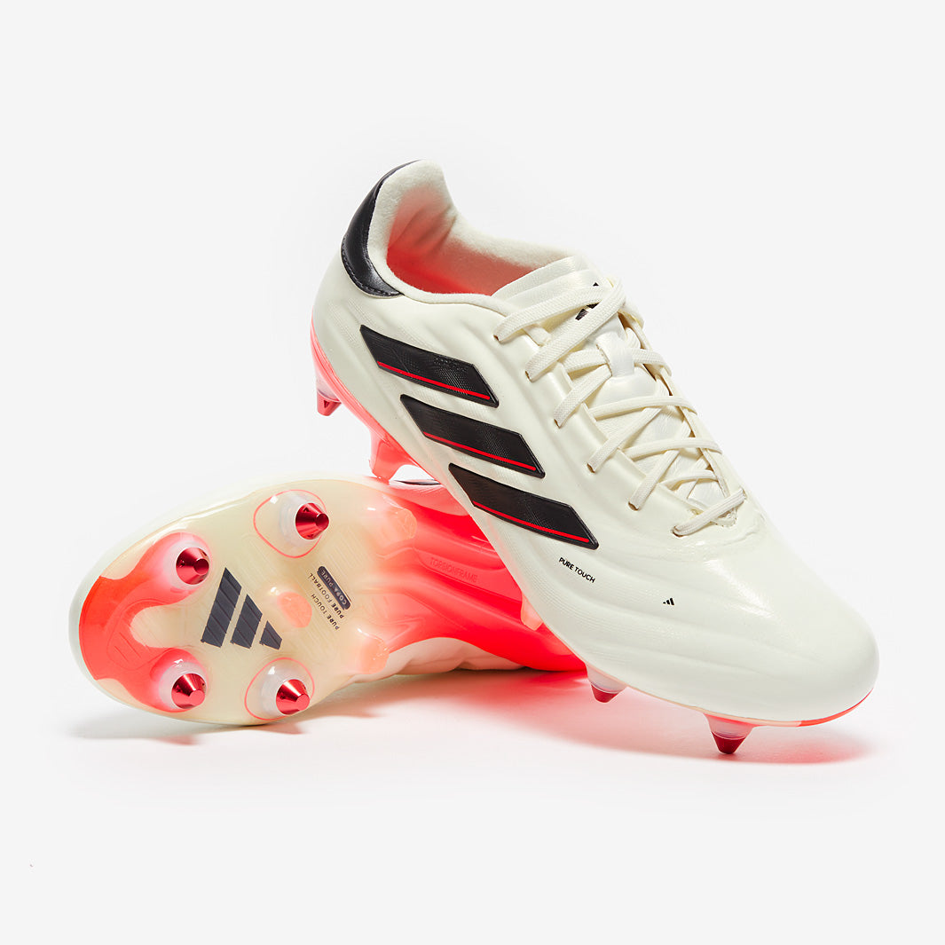 adidas Copa Pure 2 Elite Soft Ground - Ivory/Core Black/Solar Red