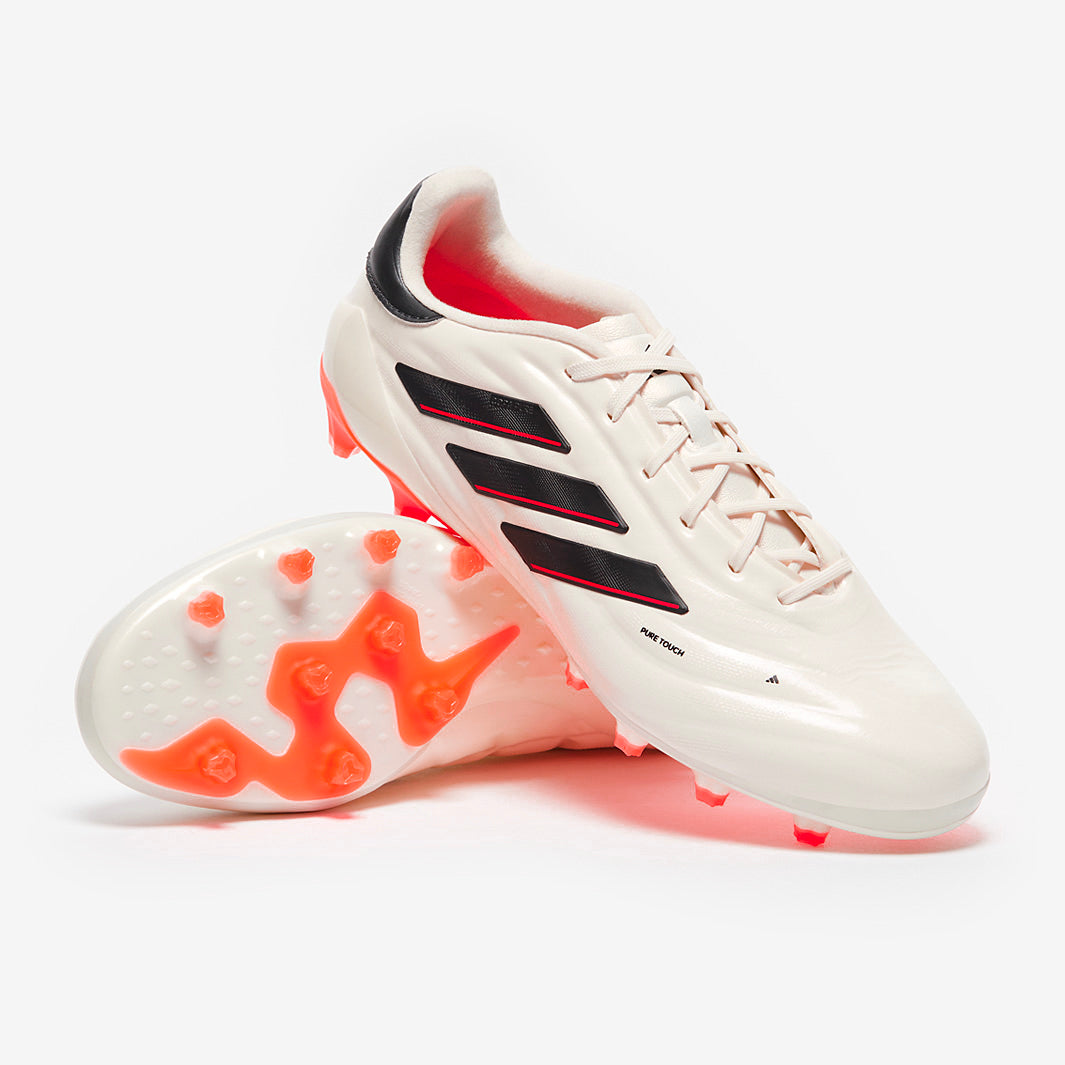 adidas Copa Pure 2 Elite Artificial Grass - Ivory/Core Black/Solar