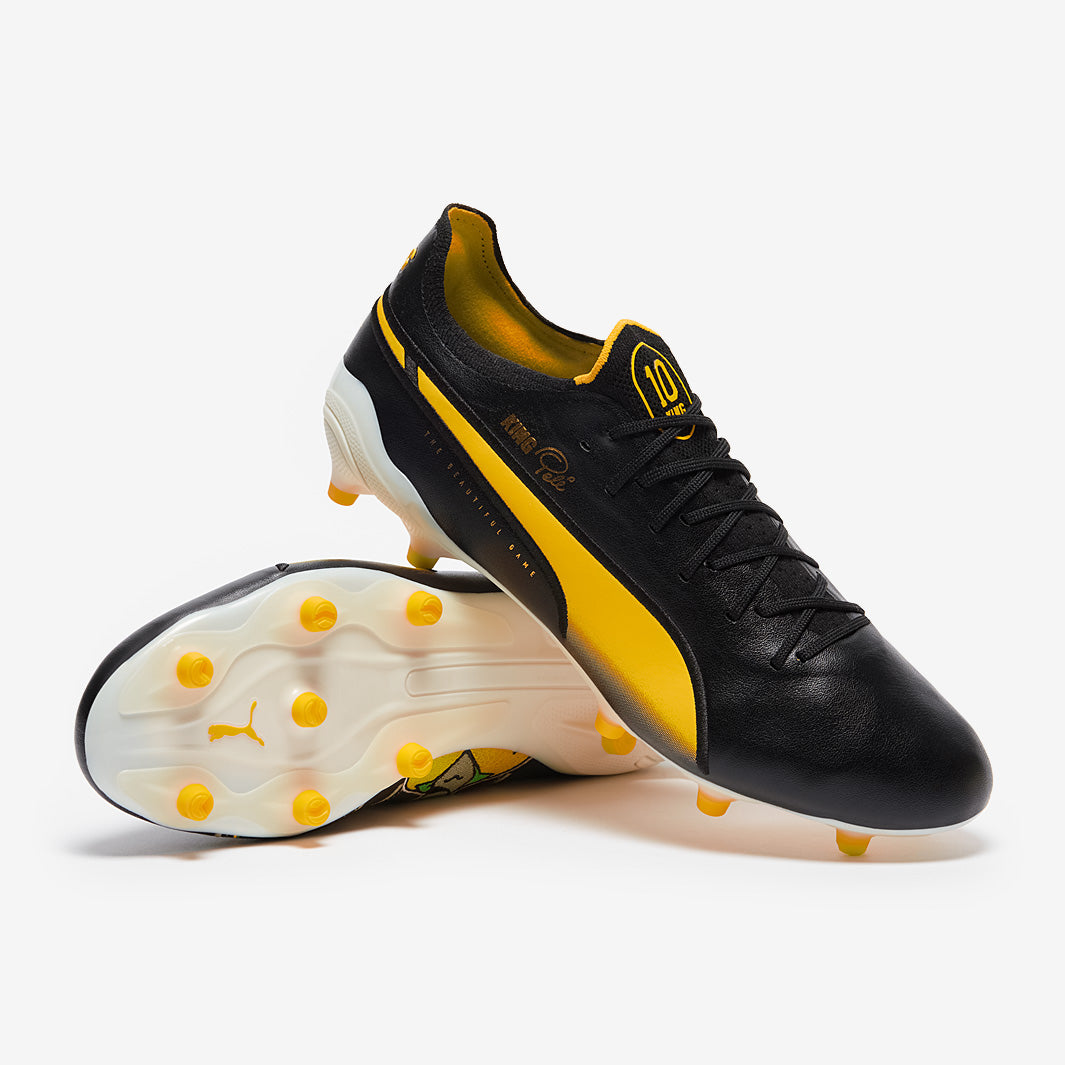 シューズ Puma Soccer Cleats King Pele 10 26cm New Puma King Ultimate Pele Firm Ground/Artificial Grass - Puma Black