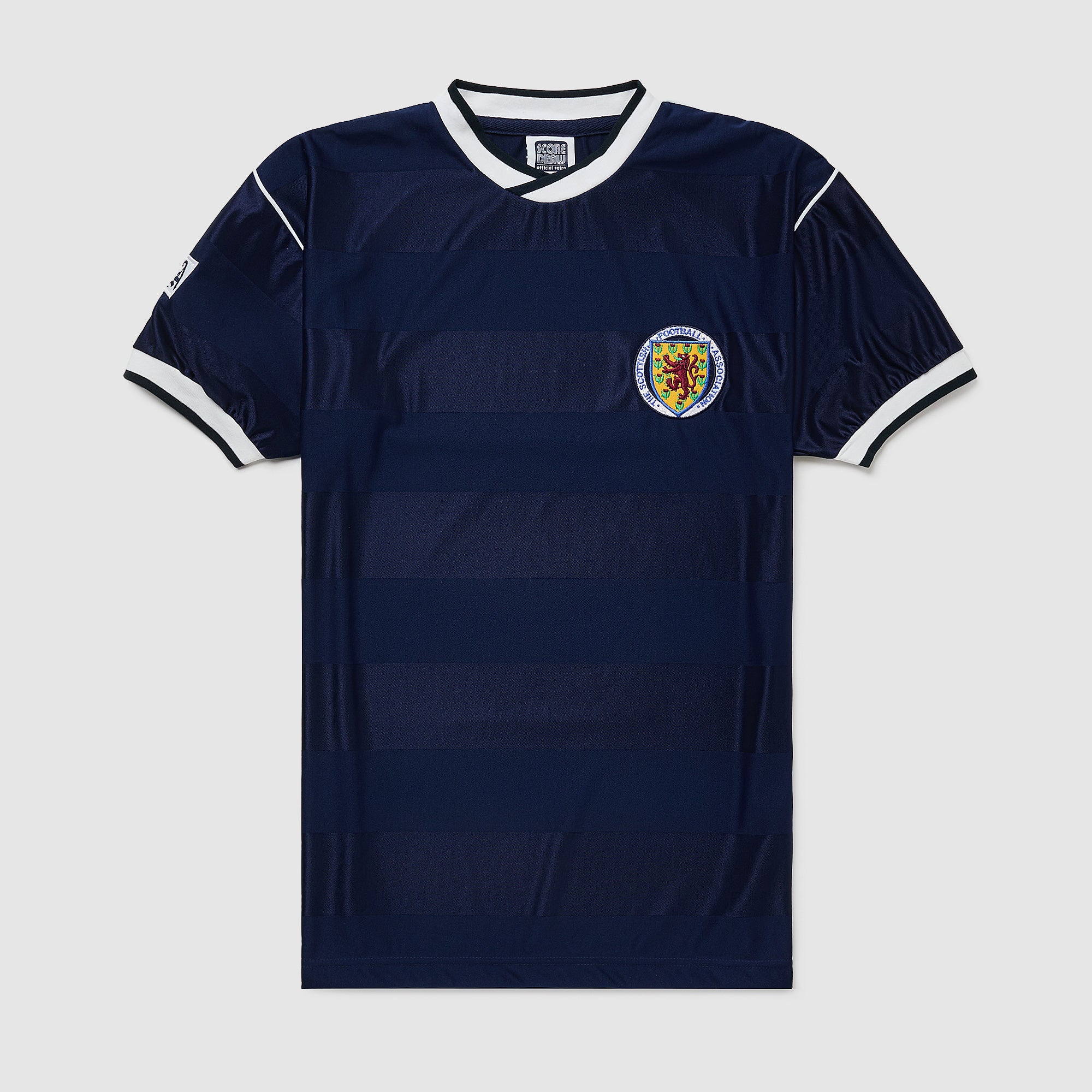 【超レア】スコットランド代表　1986年 Score Draw Retro Scotland 1986 Shirt - Navy/White - Mens Replica