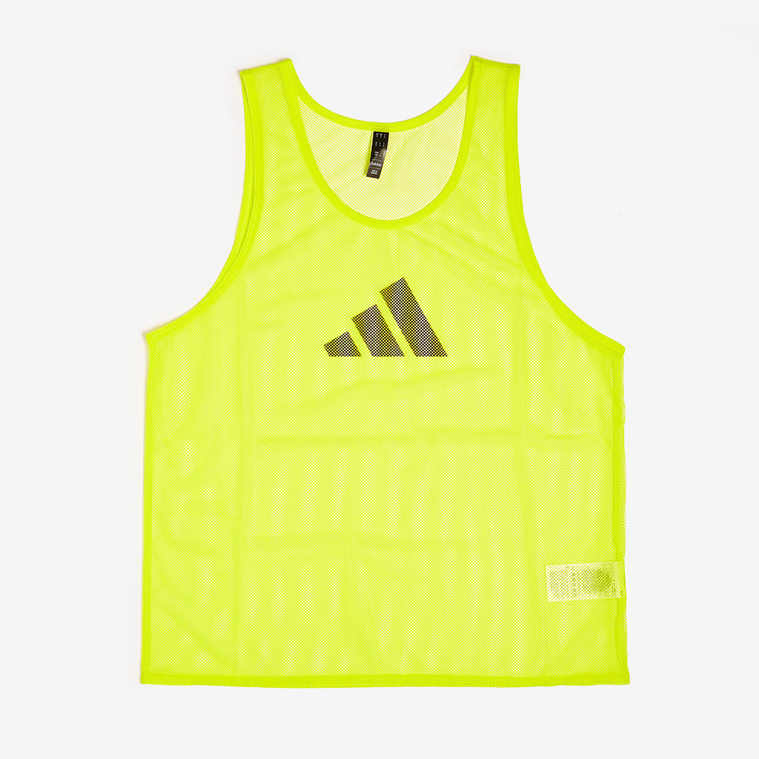 adidas Training Bib - Shock Yellow - Mens Football Teamwear