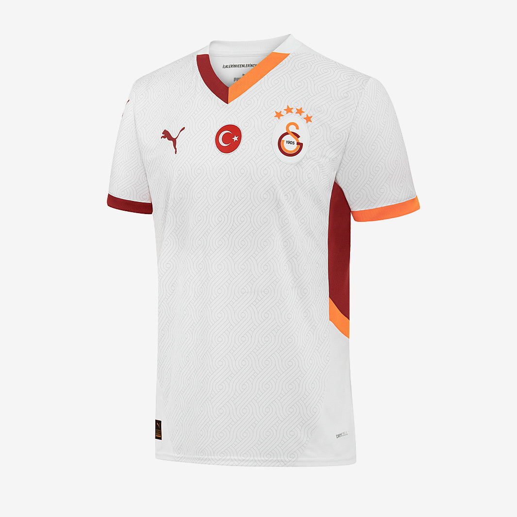 Puma Galatasaray 24/25 Replica Away Shirt - Puma White/Red Rhythm