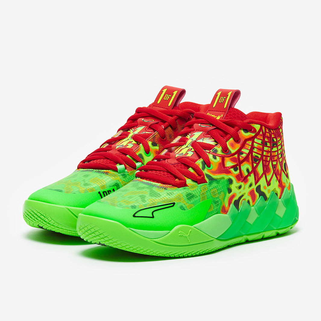 プーマMB.01 Puma MB.01 Thermal - Fluro Green Pes/PUMA Red - Trainers - Mens Shoes