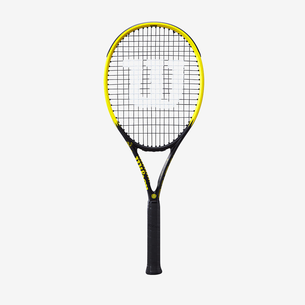 Wilson Minions Clash 100L V2.0 - Yellow/Black - Mens Rackets