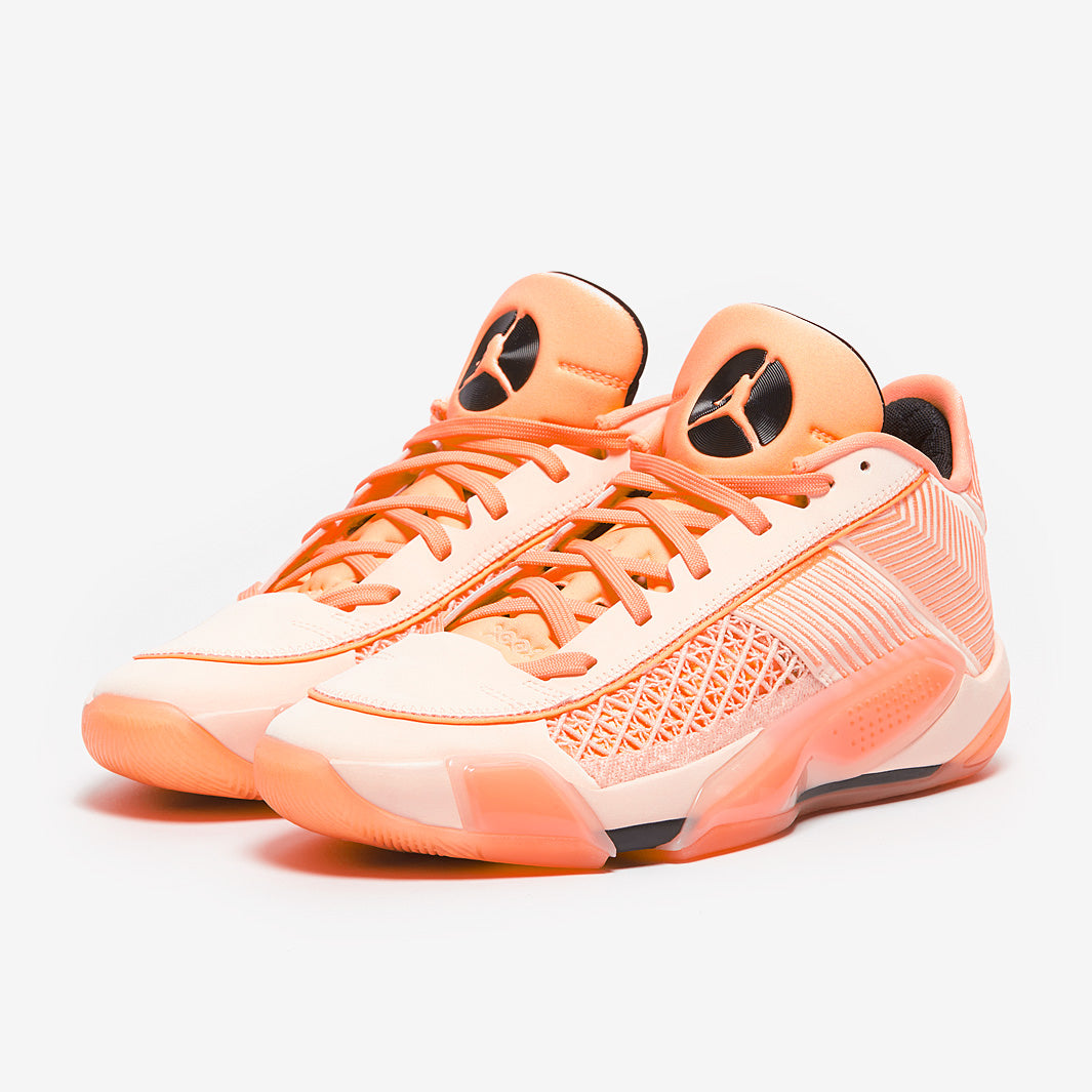 Air Jordan XXXVIII Low - Crimson Tint/Black/Orange Pulse
