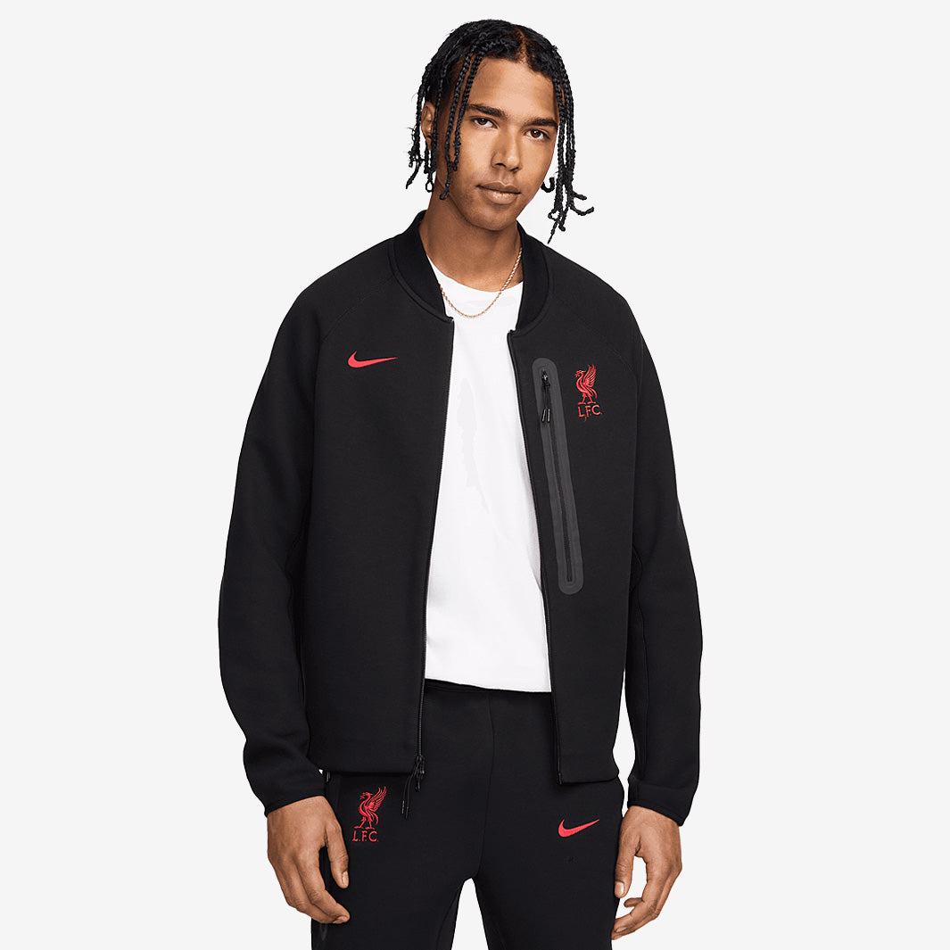 Nike Liverpool 24/25 NSW Tech Fleece N98 Jacket - Black/Black/Gym