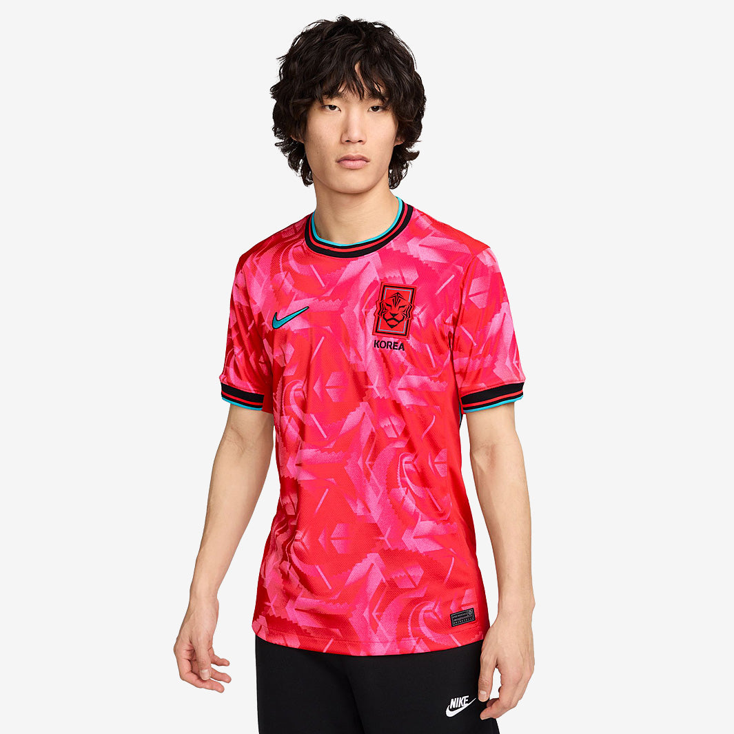 Nike South Korea 2024 Dri-FIT Stadium SS Home Shirt - Global Red