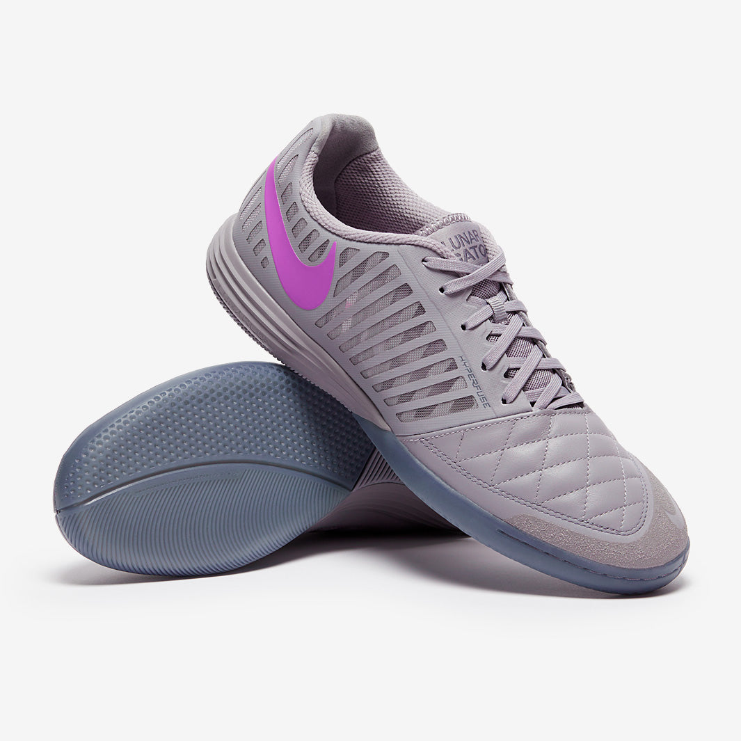 Nike Lunar Gato フットサルシューズ グレー/パープル Nike LunarGato II - Lilac Bloom/Barely Grape - Adult Cleats