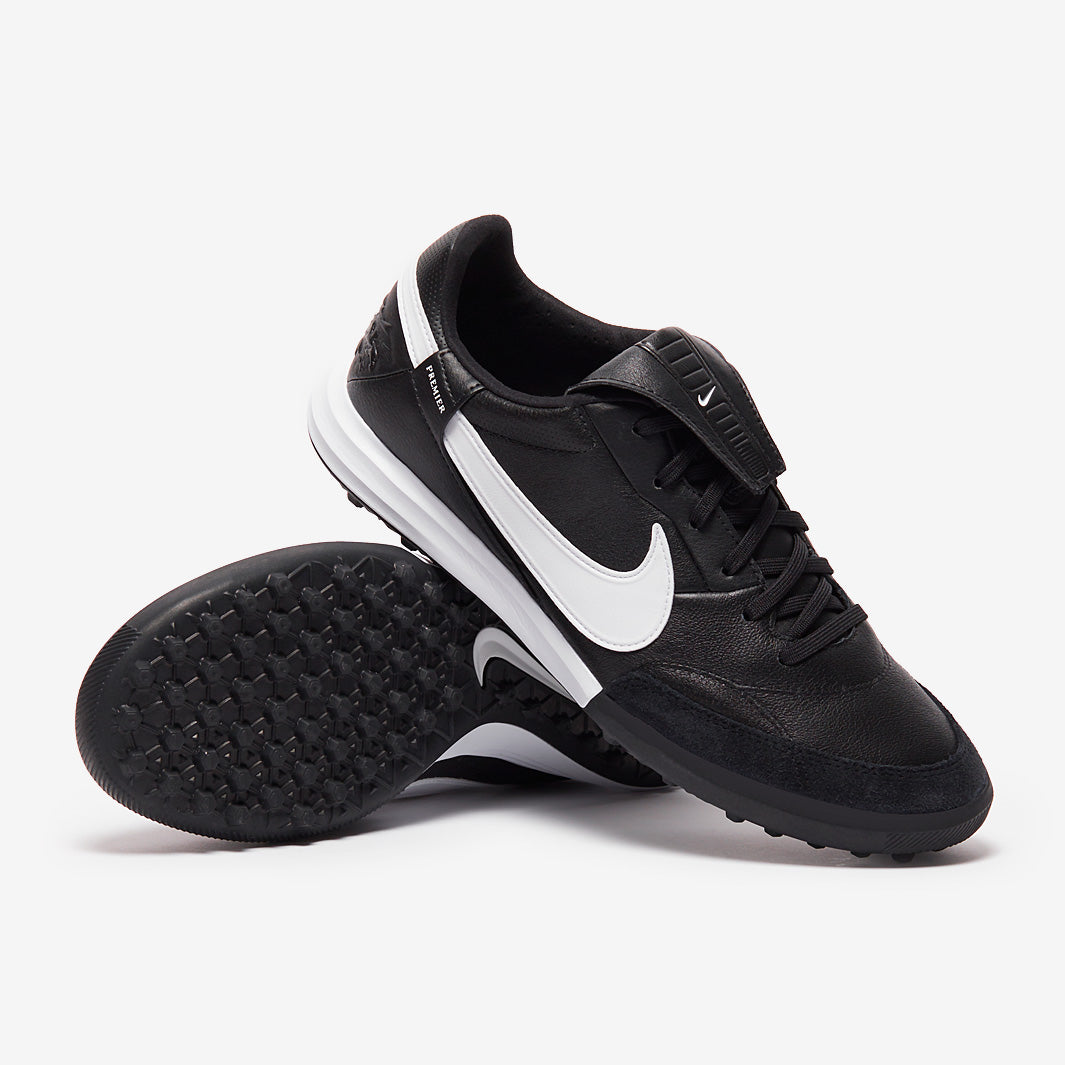 NIKE Tiempo SuperRigera Ⅲ HG-E AF PRM Nike The Premier III Turf - Black/White - Adult Boots