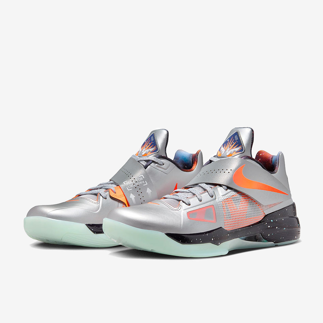 シューズ(男性用) Nike/KD 4/26cm Nike KD 4 - Metallic Silver/Total Orange/Dark Grey - Trainers