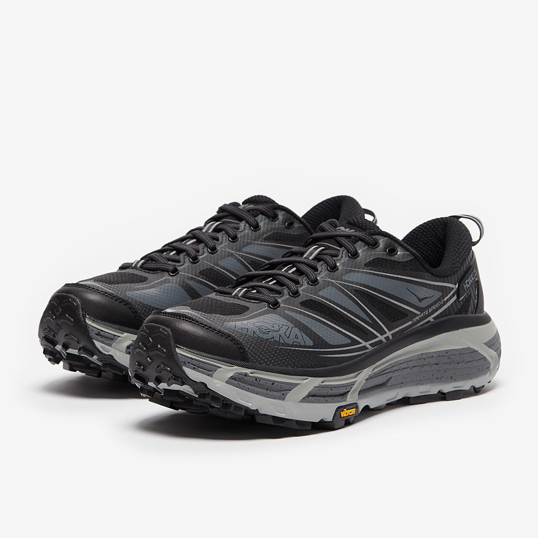 Hoka Mafate Speed 2 - Black/Castlerock - Trainers - Mens Shoes display picture 1