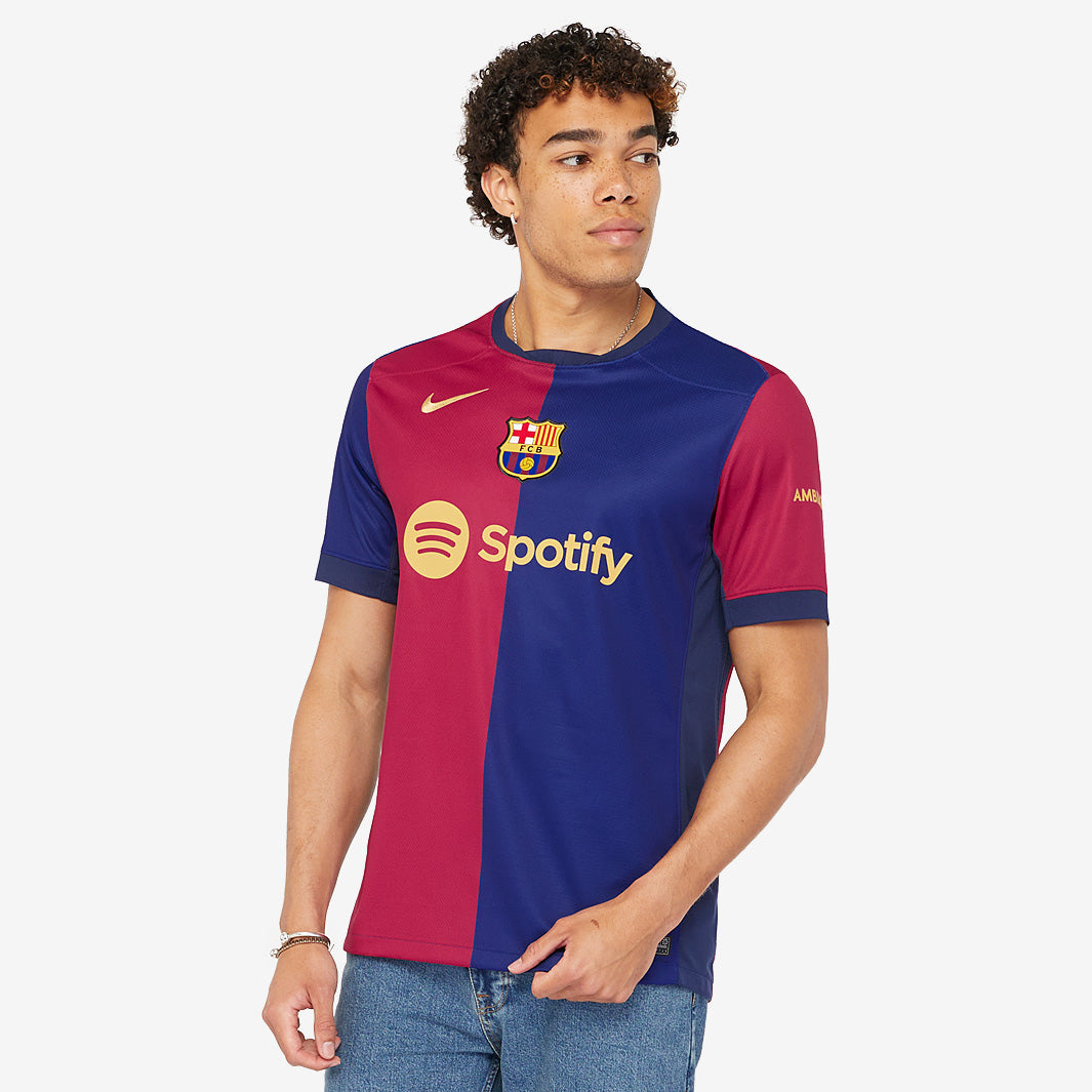 Nike FC Barcelona 24/25 Dri-FIT Stadium SS Home Shirt - Deep Royal