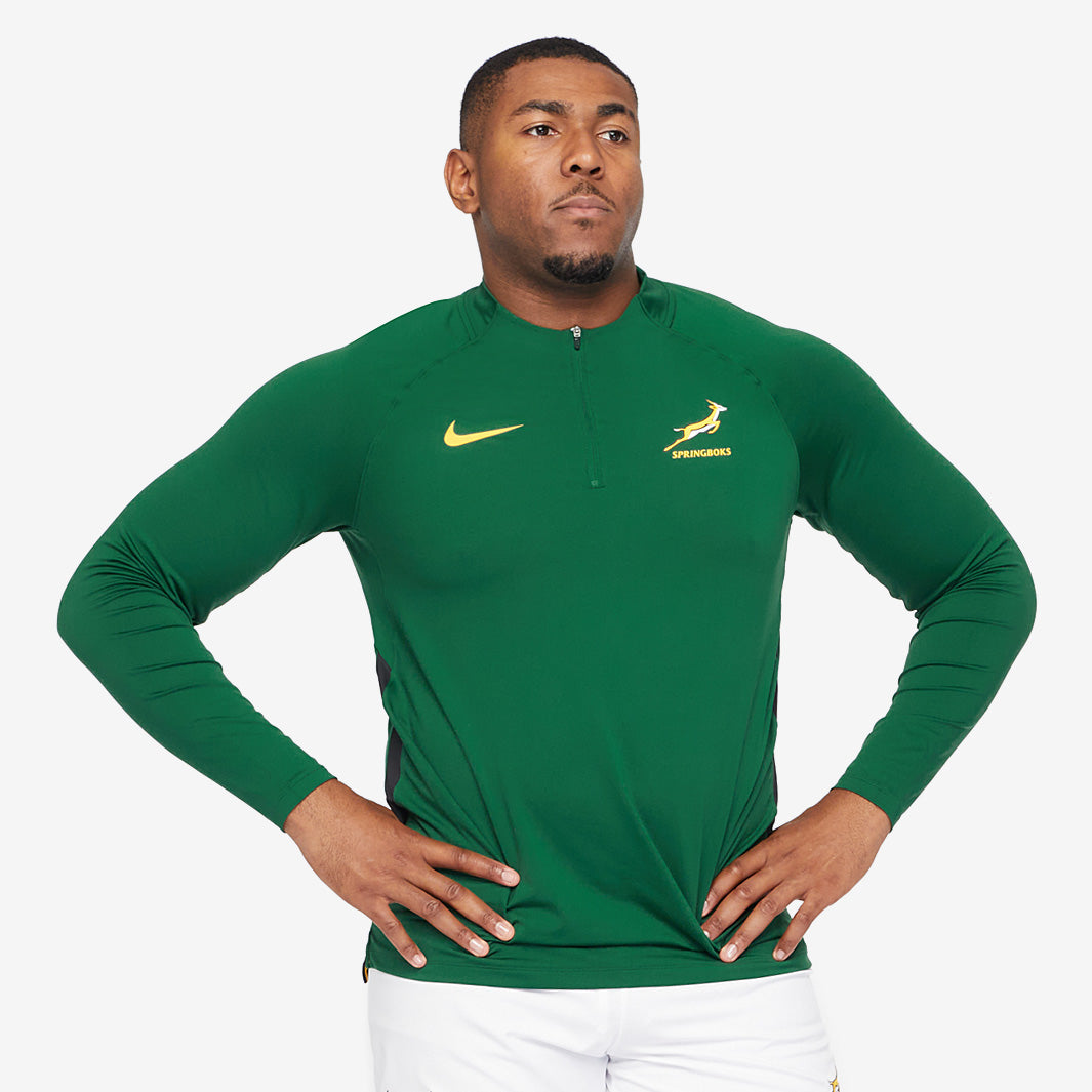 Nike Springboks 24/25 Training 1/4 Zip Top - Gorge Green - Mens