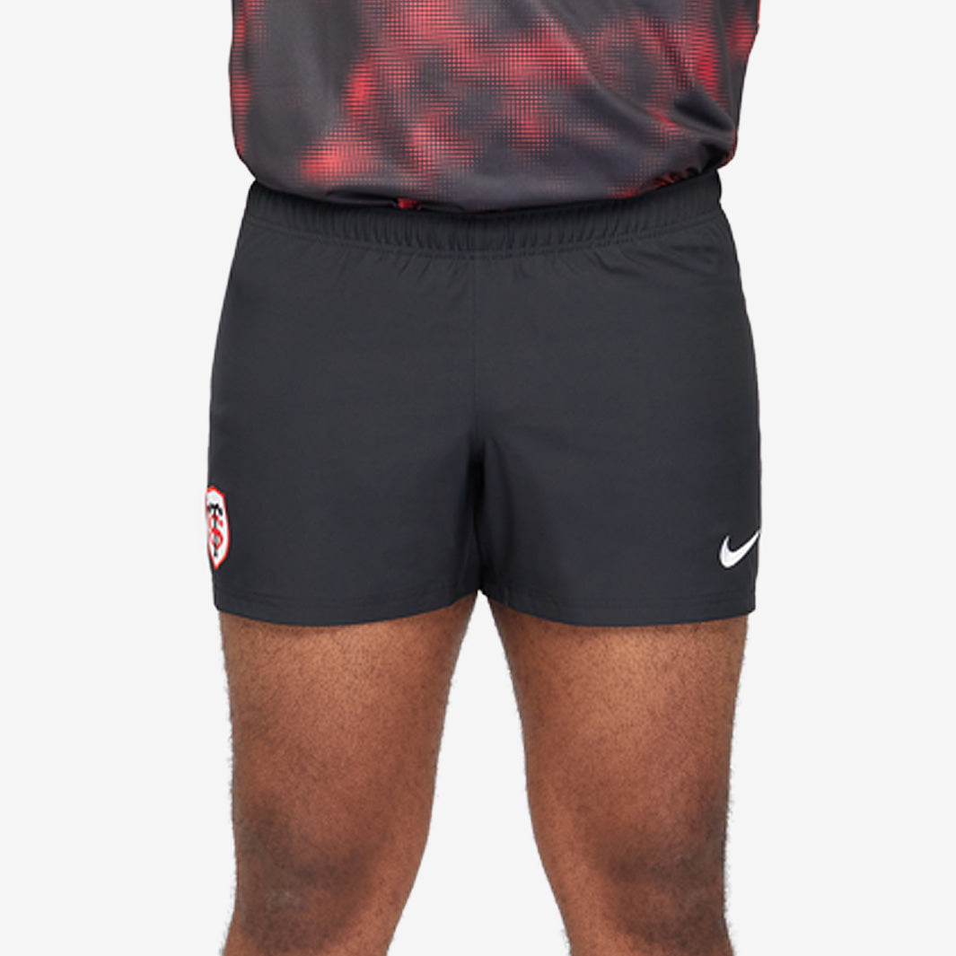 ウェア NIKE Stade Toulousain 24/25 City Shorts Nike Stade Toulousain 24/25 Home Shorts - Black - Mens Replica