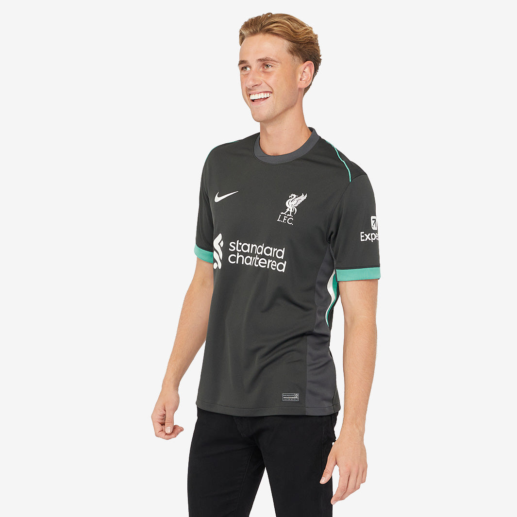 Nike Liverpool 24/25 Dri-FIT Stadium SS Away Shirt - Night Forest