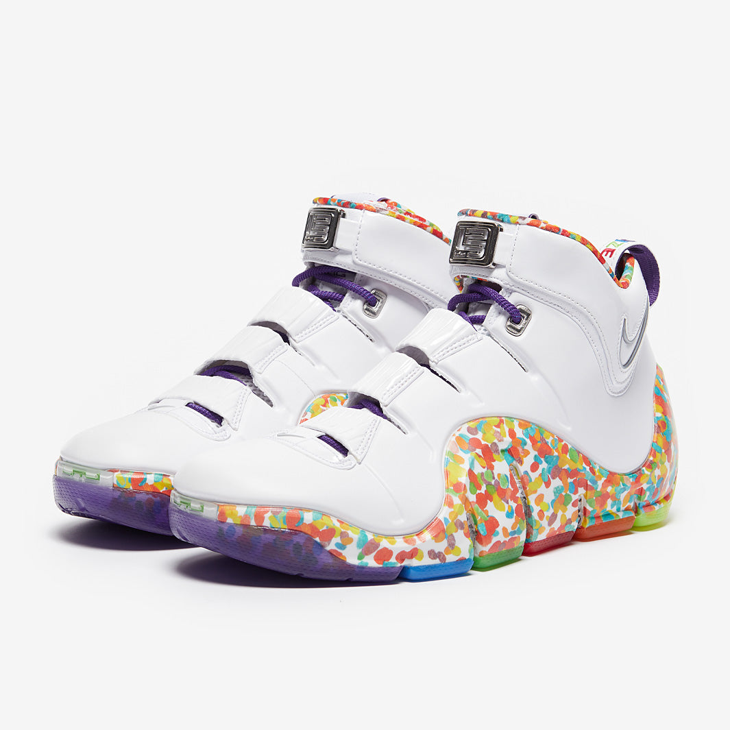 Nike Zoom LeBron 4 - White/True Red/Mean Green/Varsity Purple