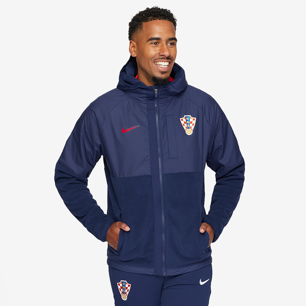 Nike Croatia 2024 AWF Jacket - Blue - Mens Replica