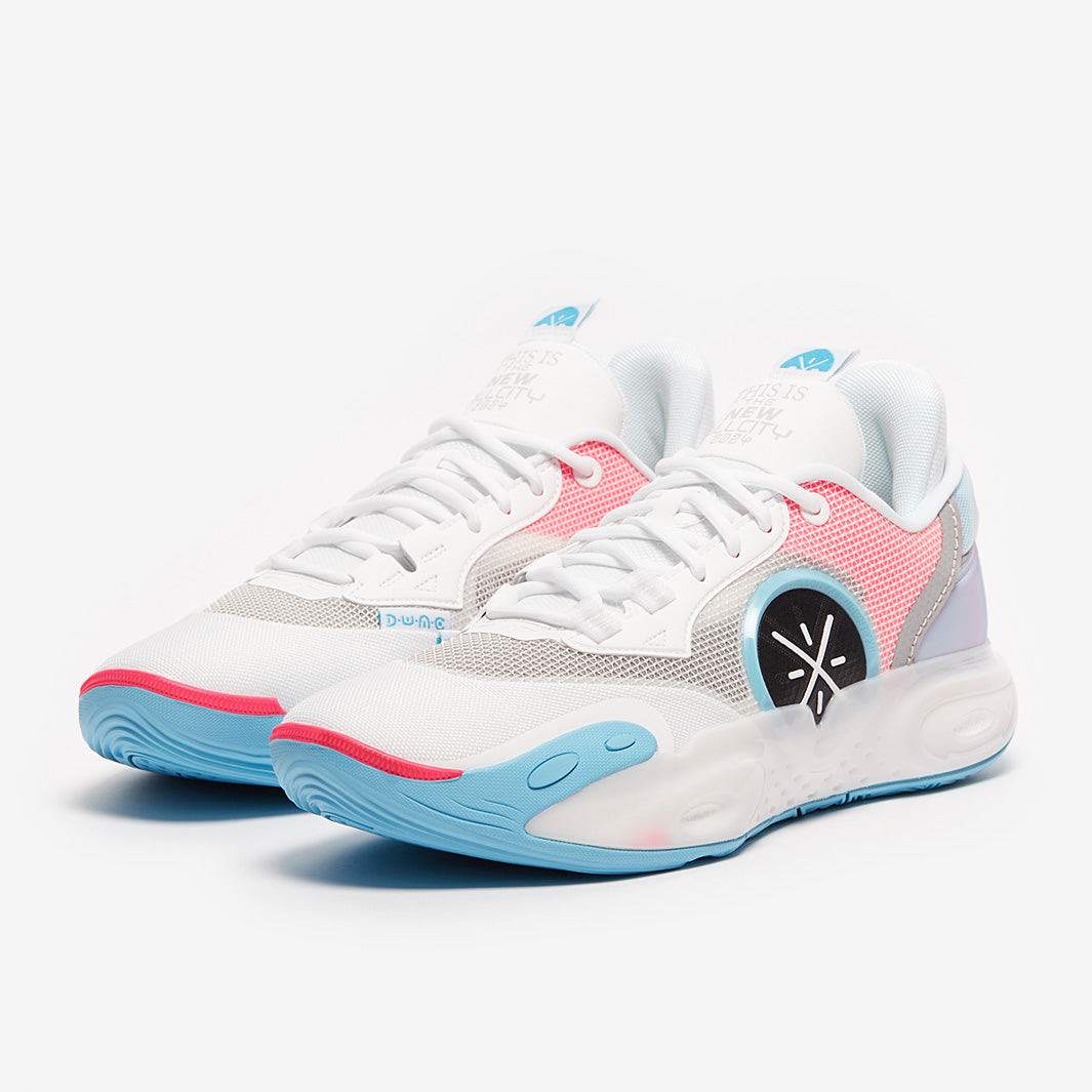 Li-Ning Wade All City 12 - White/Blue/Pink - Trainers - Mens Shoes