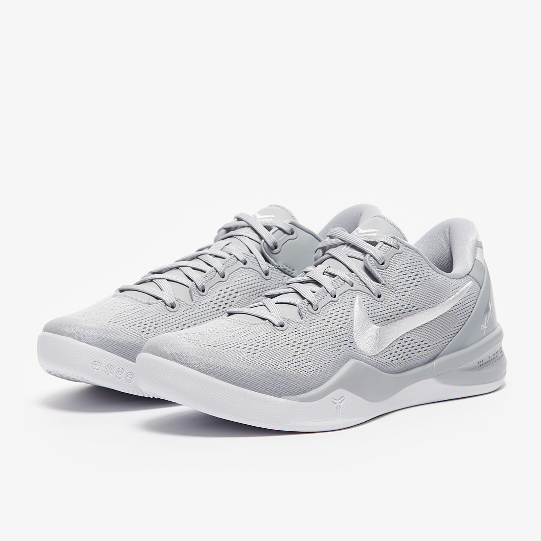 Nike Kobe VIII ProTro - Wolf Grey/White - Trainers - Mens Shoes