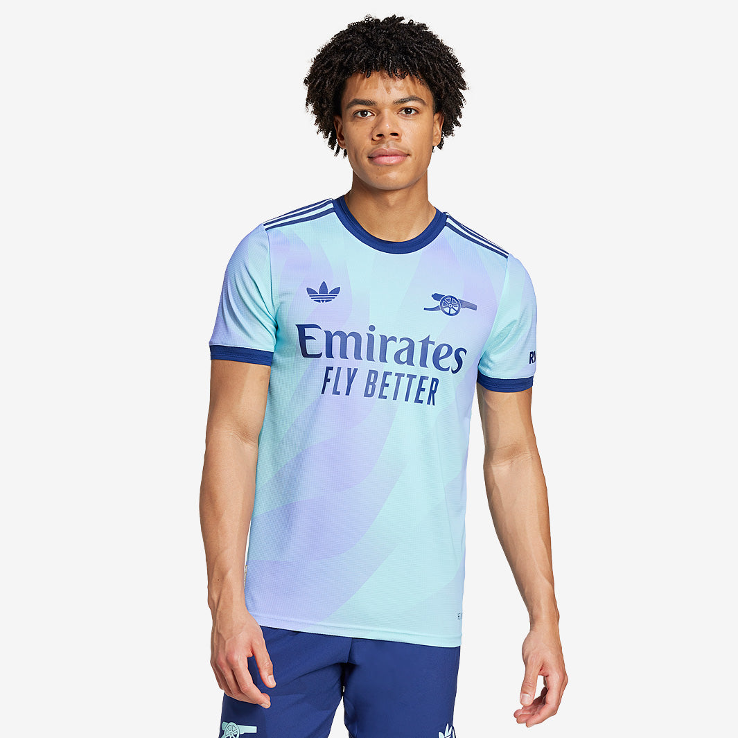 adidas Originals Arsenal Authentic Third Shirt - Clear Aqua/Light